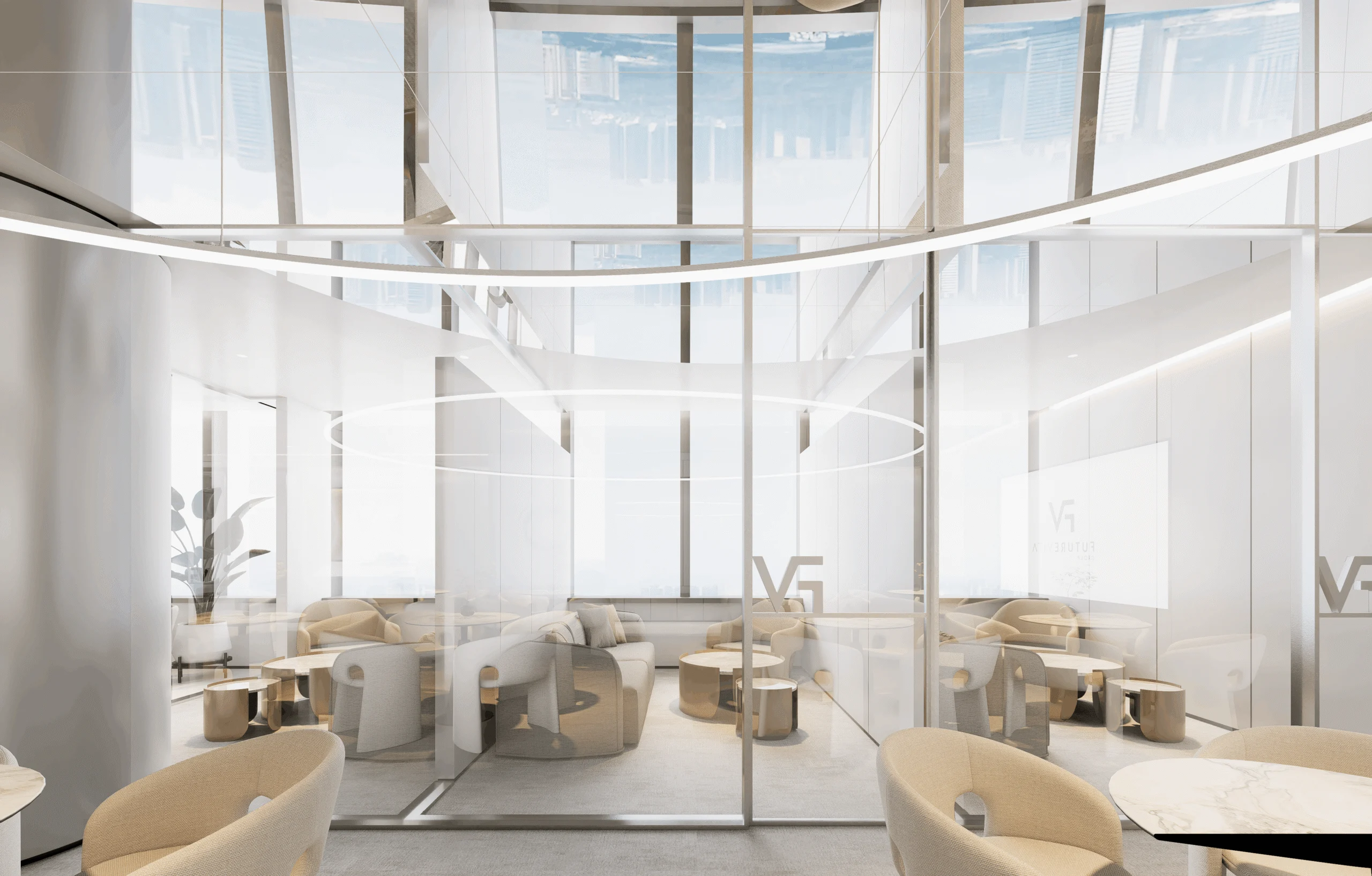 Office interior design and fit-out project in Hong Kong by Roky Design