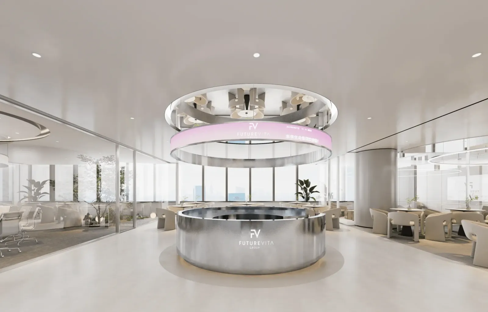 Office interior design and fit-out project in Hong Kong by Roky Design