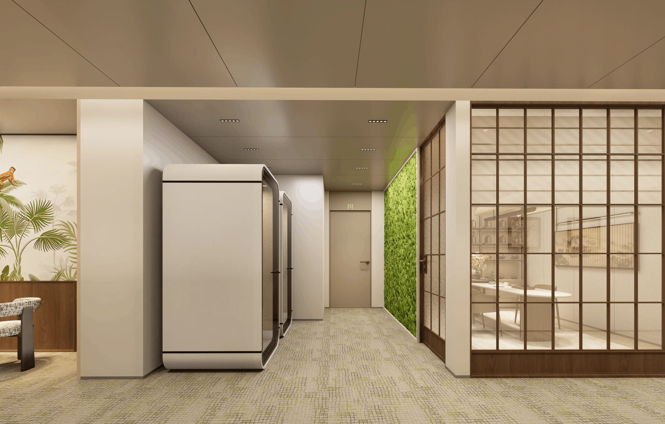 Office interior design and fit-out project in Hong Kong by Roky Design