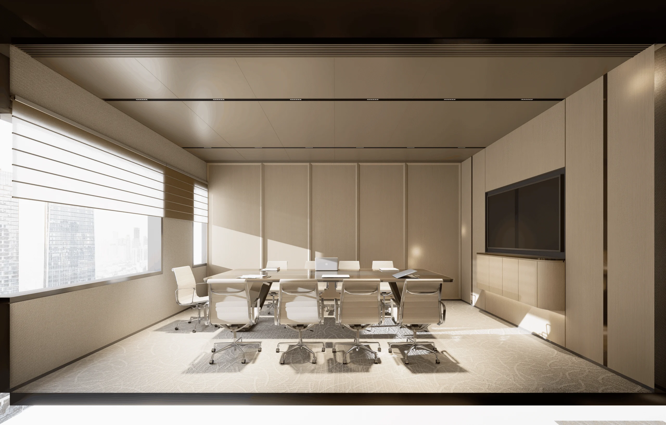 Office interior design and fit-out project in Hong Kong by Roky Design