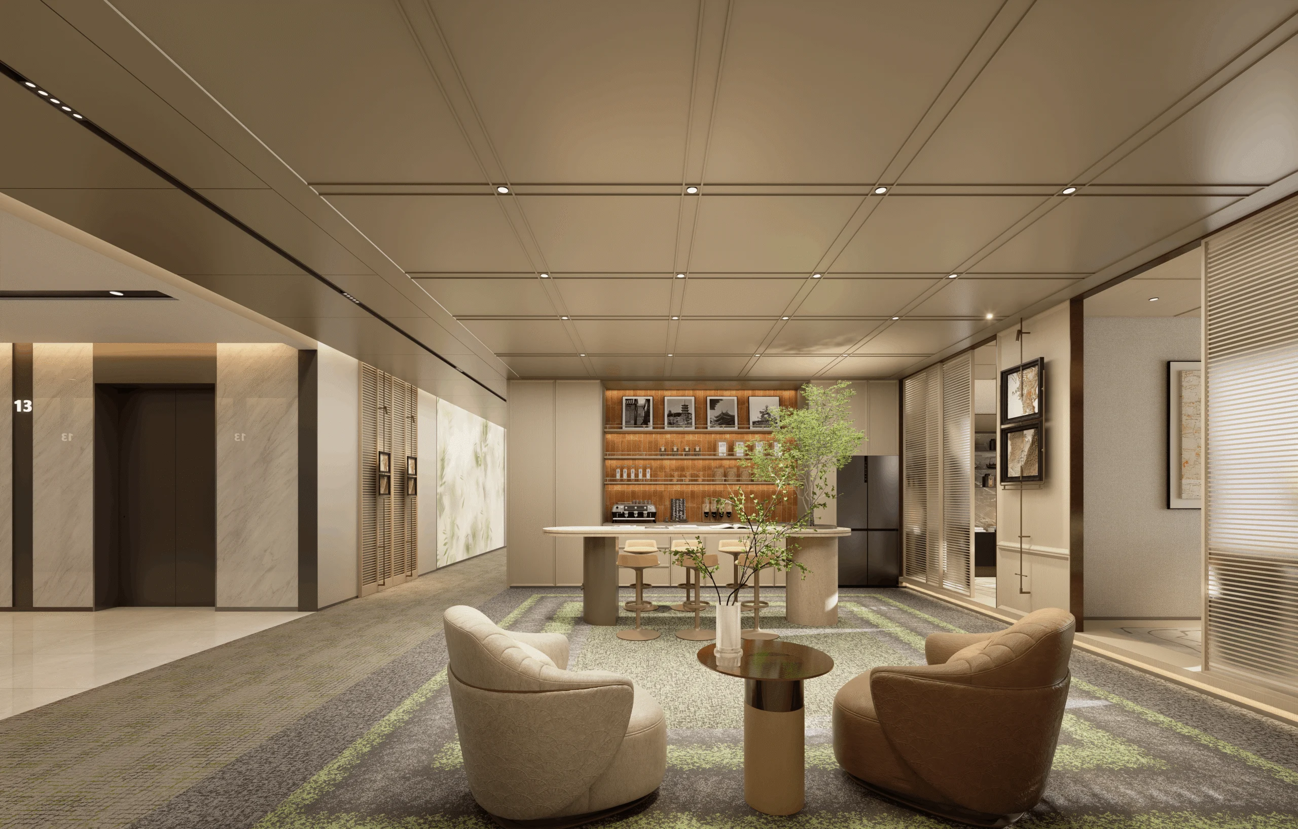 Office interior design and fit-out project in Hong Kong by Roky Design