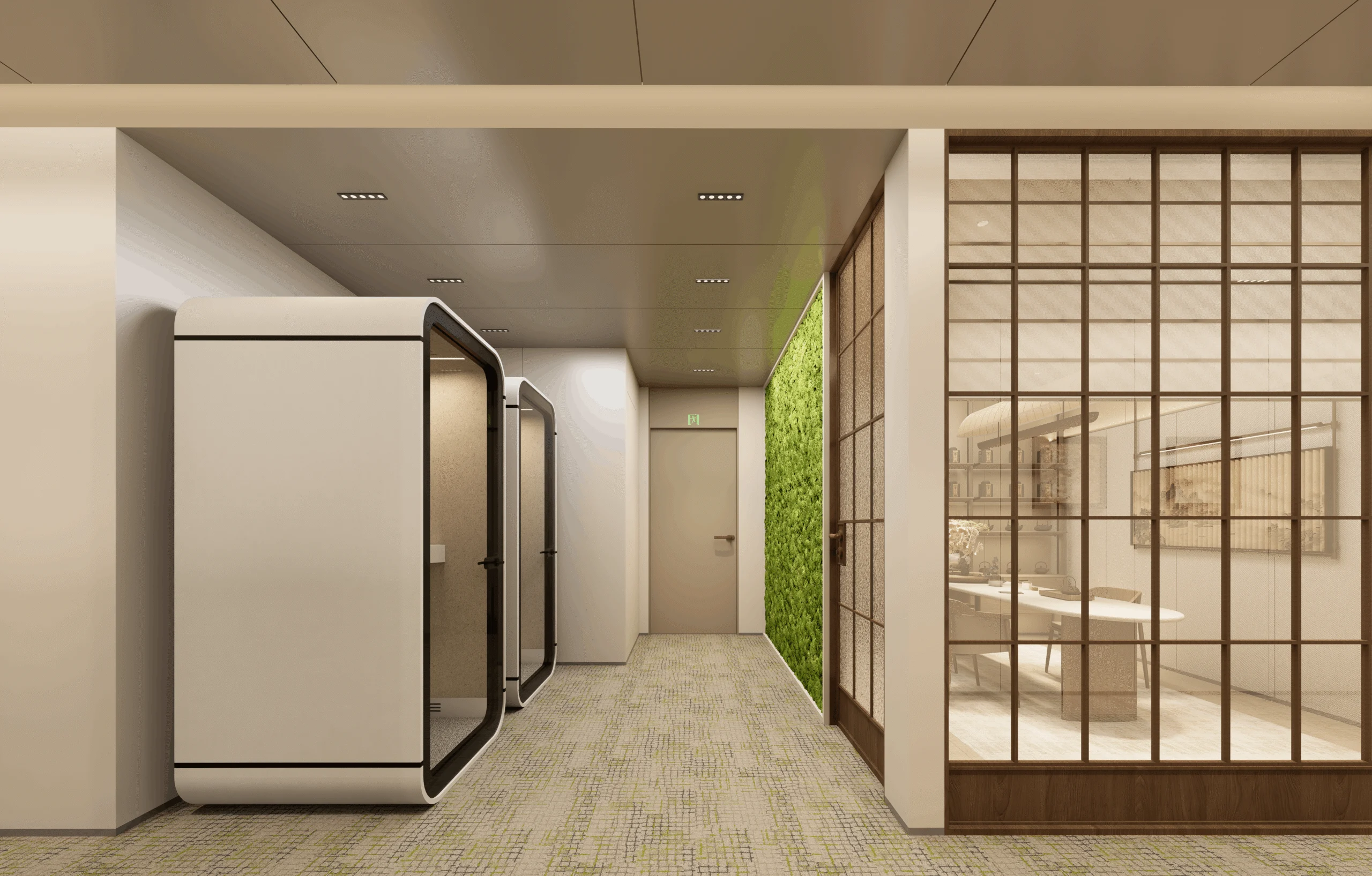 Office interior design and fit-out project in Hong Kong by Roky Design